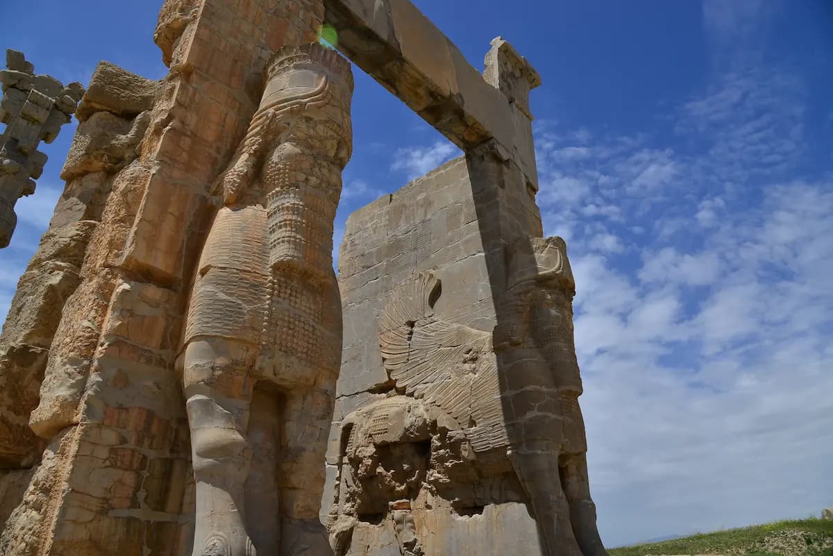 Historical ruins in Iran